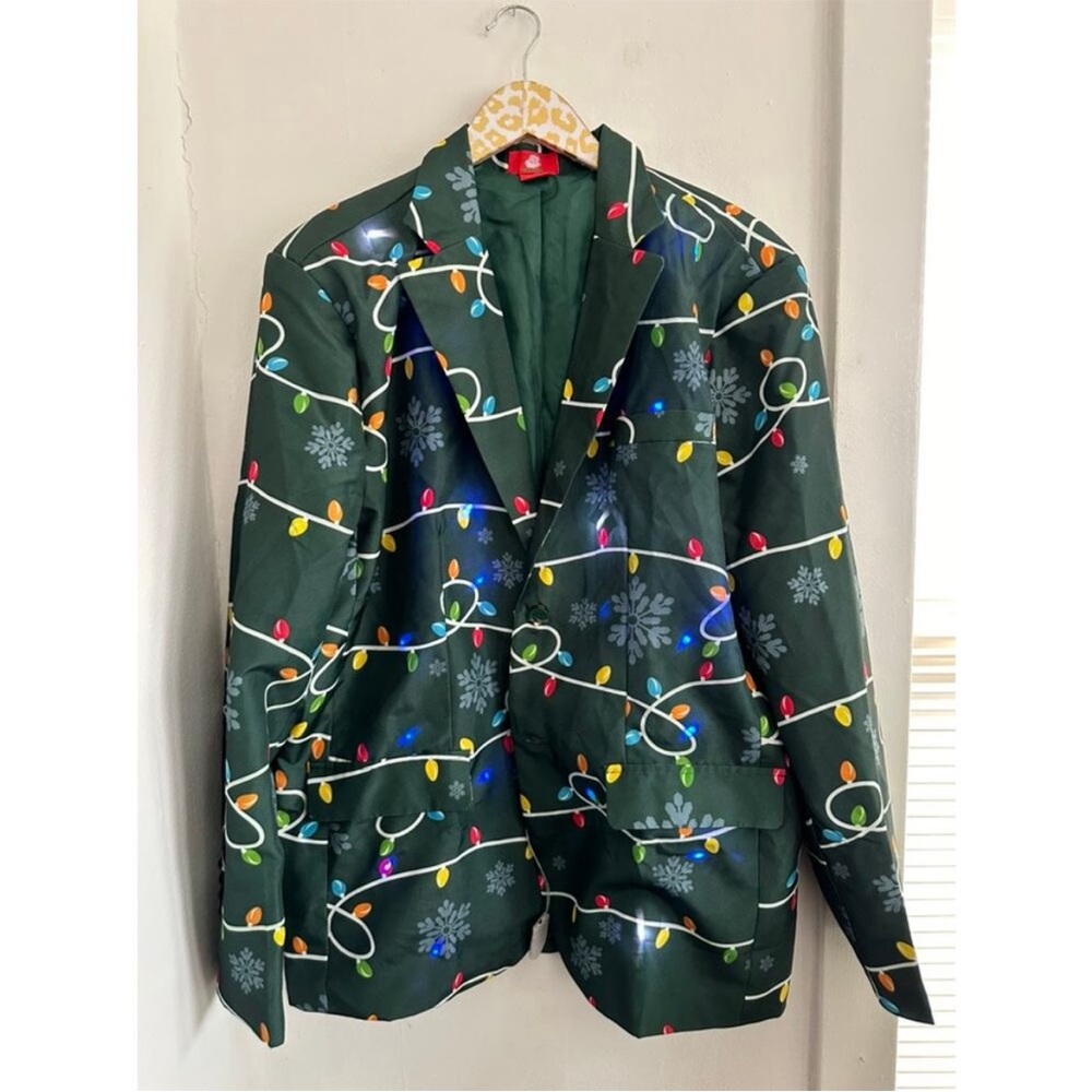 Dec. 25th Men's Holiday Christmas 2 Piece Suit | Size Large